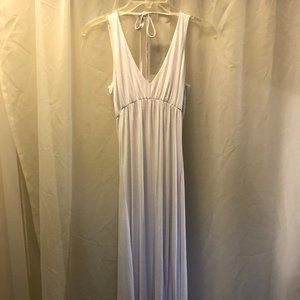 Long Backless Jersy Maxi Dress